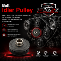 Belt Pulley VD1202 Compatible With BMW 1 (F21), 3 (F30, F80), 3 Gran Turismo (F34), 5 (F10), 5 (G30, F90), X3 (F25), X3 (G01, F97, G08), X4 (G02, F98) (CONTINENTAL)