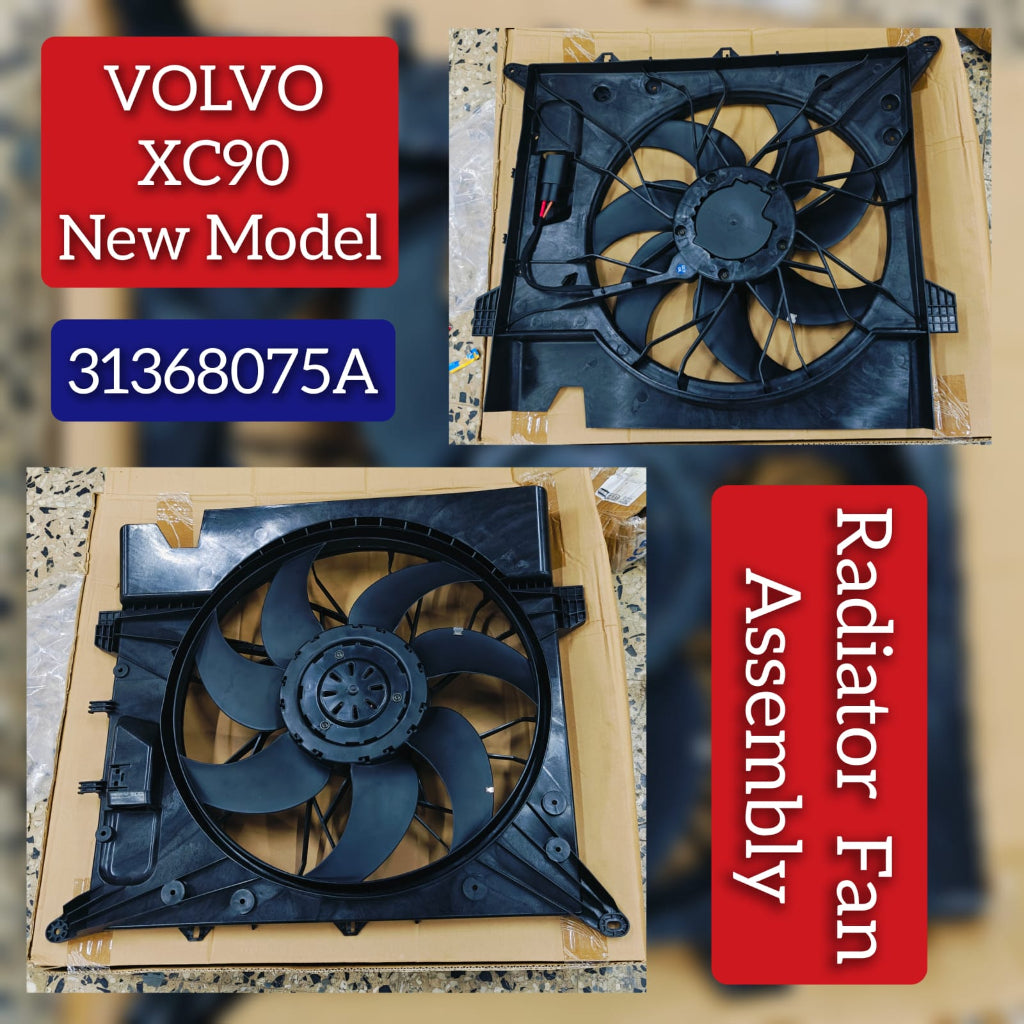 Engine Radiator Cooling Fan Assembly  31368075 31368075A 30665985 30680005 30749761 30776236 31111543 31261586 31368075 Compatible With  VOLVO XC90 N.M