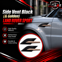 Side Vent Black ( & Golden ) Right LR168678 & Left LR168681 Compatible With LAND ROVER SPORT