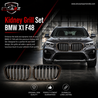 Kidney Grill Set 51117383366=R.H,& 51117383365=L.H Compatible With BMW X1 F48  Tag 33