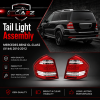 Tail Light Rear Lamp Compatible With MERCEDES-BENZ GL-CLASS (X164) 2010-2012 Tail Light Rear Lamp Left A1648203364 1648203364 & Right A1648203464 1648203464