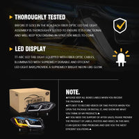 Complete Headlight Assy Set (Upgrade To G30 Style) Plug And Play No Need To Change Bumper Compatible With BMW F10 (2011-17) Tag No.4
