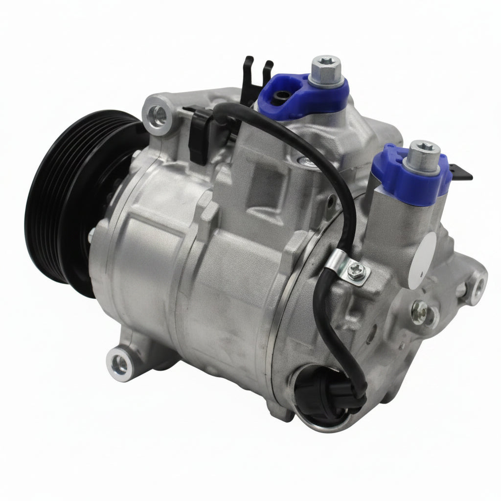 AC Compressor 4F0260805AJ 4F0260805D 4G0260805B 4H0260805E 8E0260805AS 8K0260805J Compatible With AUDI A4 B8 (8K2) & A4 / S4 A6 C6 (4F2) & A6 / S6 A8 D3 (4E2, 4E8) & A8 / S8 & A8L Q5 (8RB)