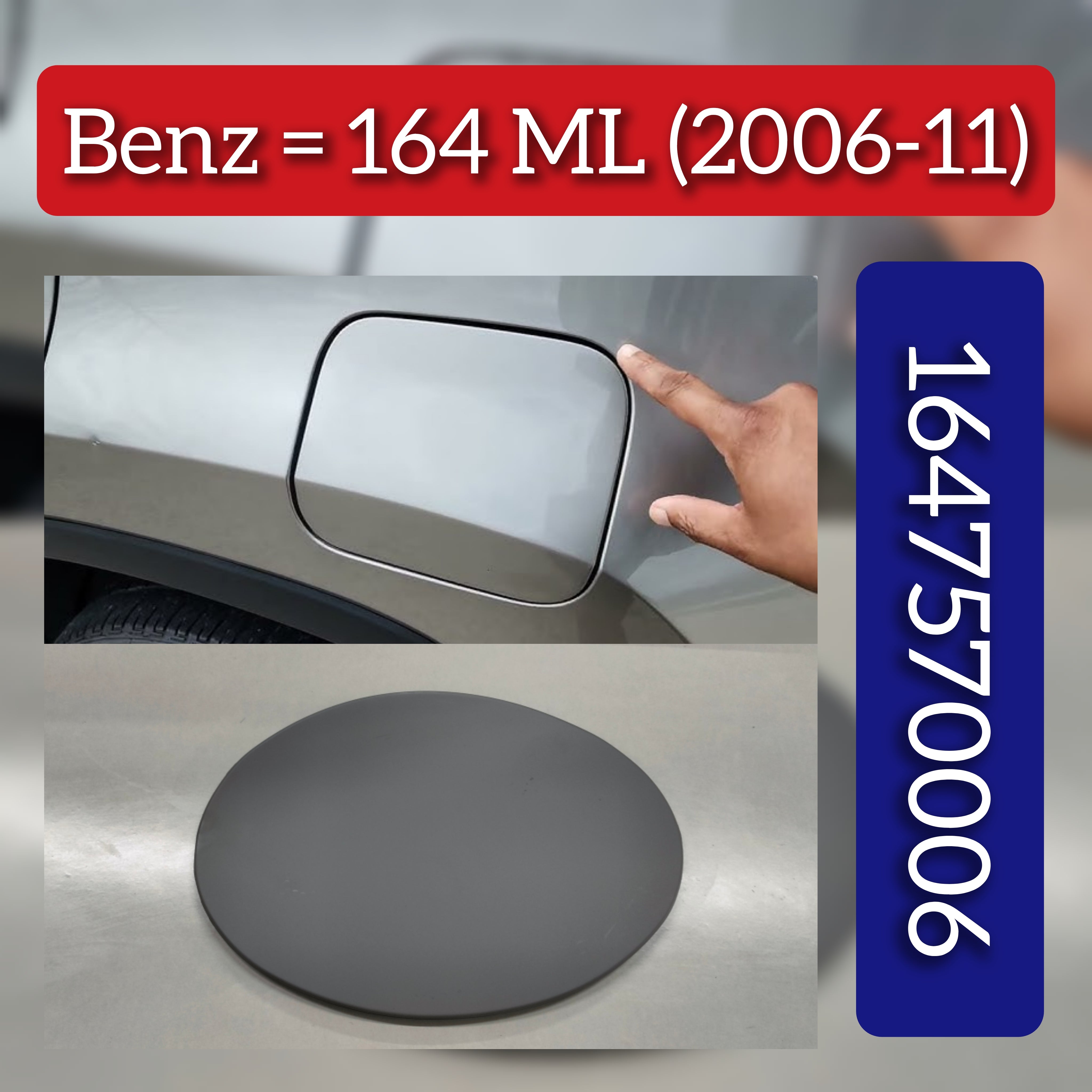 Fuel Tank Cap 1647570006 Compatible With MERZEDES BENZ ML-CLASS W164 (2006-2011)