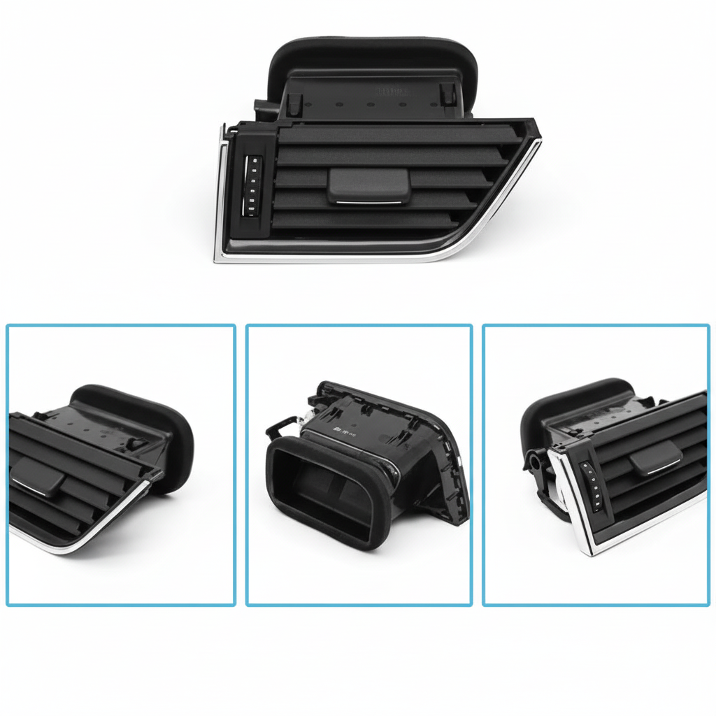 Black Ac Vent Grille Assembly Center 5E0820951  Right 5E0820951  Left 3VD819701  Rear 5ED819203 Left 5E0819701-A  Right 5E0819702-A Compatible With Skoda Octavia (New Model)