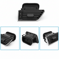 Black Ac Vent Grille Assembly Center 5E0820951  Right 5E0820951  Left 3VD819701  Rear 5ED819203 Left 5E0819701-A  Right 5E0819702-A Compatible With Skoda Octavia (New Model)