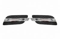 Fog Lamp Cover Right 1668842222 & Left 1668842122 & Fog Lamp Chrome Left 1668850774 A1668842122 & Right 1668850874 Compatible With MERCEDES-BENZ ML W166 2012-2015 Tag-FC-222