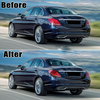 Upgrade Complete Tail Light Assy Set (Upgrade Normal To LED Upgrade) Plug And Play No Need To Change Bumper Compatible With Mercedes Benz W205 (2015-18) Tag No.7