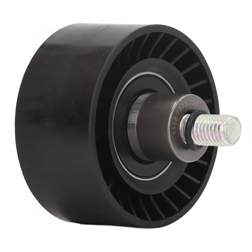 Belt Idler Pulley 11287615130  7615130 11287589365 Compatible with BMW 5 Series (F10) & 7 Series (F01, F02, F03, F04) & X5 (E70) Tag no : 3