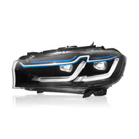 Complete Headlight Assy Set (Upgrade To Xenon) Plug And Play No Need To Change Bumper Compatible With BMW F15 (2014-18) Tag No.5