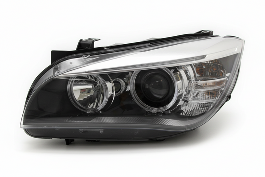 Complete Headlight Assy Left 63117290261 & Right 63117290262 (Without Blaster) Compatible With  BMW X1 (E84) LCI (2013-2015) Tag No.53