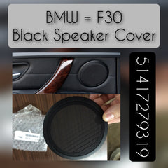 Black Front Door Speaker Cover 51417279319 Compatible With BMW 3 Series F30