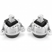 Front Engine Mount With Vaccum Set Compatible With BMW 5 Series F10/520D & 6 Coupe F13 & 6 Gran Coupe F06 Engine Mount Left 22117935141 & Right  22117935142