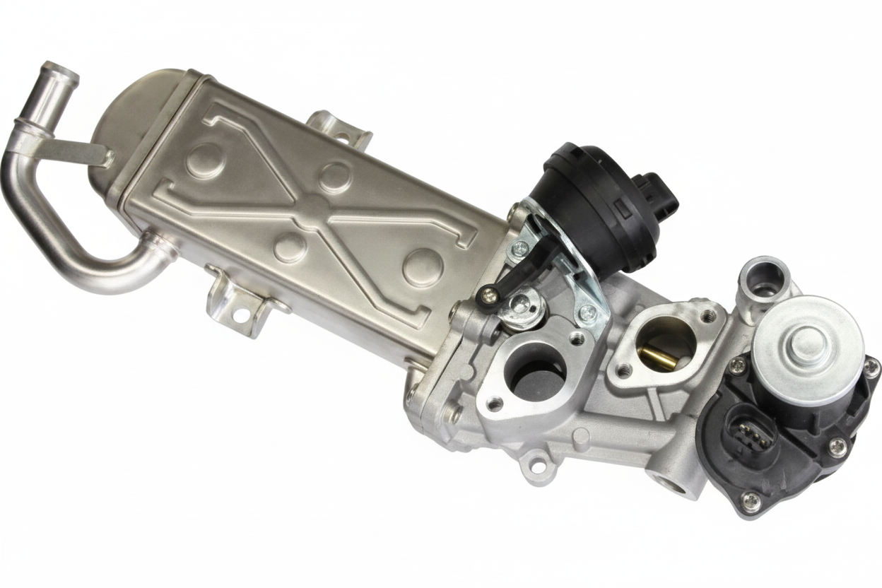 EGR Assembly 03L131512CF 03L131512BJ 03L131512CH Compatible With AUDI Q3 (8UB, 8UG) & SKODA OCTAVIA II (1Z3) | LAURA & SUPERB II (3T4) & YETI (5L) VW JETTA IV (162, 163, AV3, AV2) | JETTA / CLASICO | VENTO & PASSAT B7 (362)