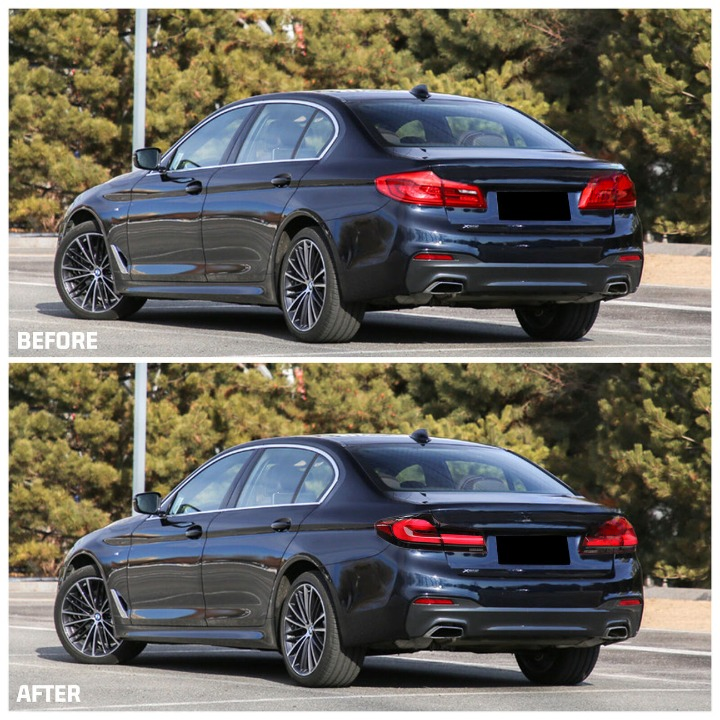 Upgrade Complete Tail Light Assy Set ( Upgrade Normal To G30 Latest Style) Plug And Play No Need To Change Bumper Compatible With BMW G30 (2017-20) Tag No.2