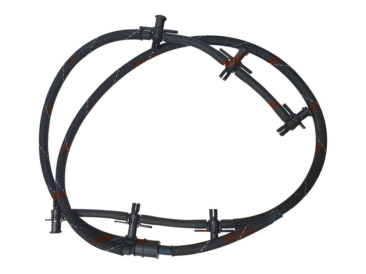 Fuel Injector Return Line Pipe 059130218AM 059130218AS 059130218AJ & Compatible With AUDI A4 A6 A7 A8 Q5 Q7  & VW TOUAREG (7P5, 7P6) Tag No.633