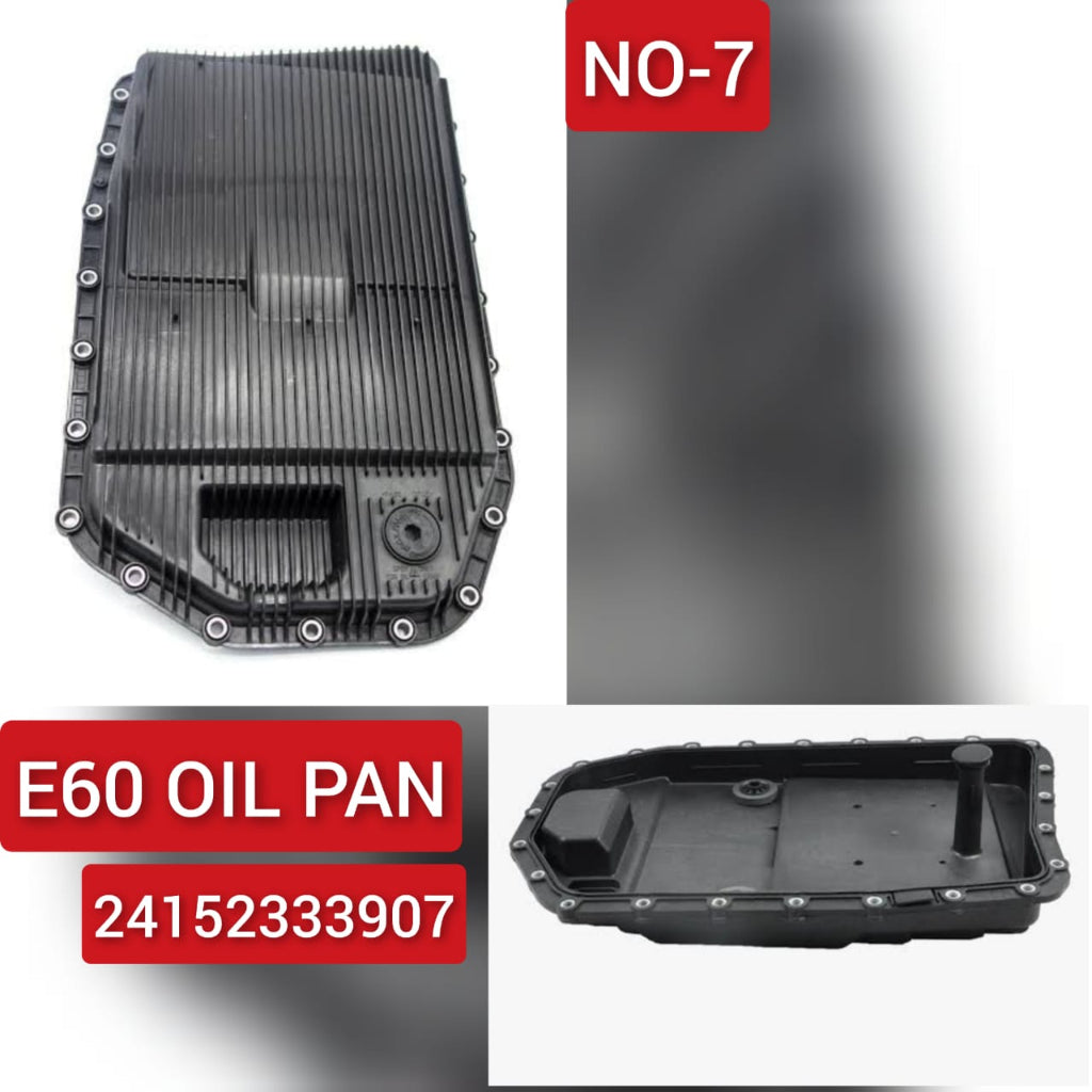 Transmission Oil Pan 24152333907 24117536387 24117571217 Compatible With BMW 3 Series E90 & 3 Series F30, F80 E93 5 Series E60 & 6 Series E63 E64 & 7 Series E65, E66, E67 & 7 Series F01, F02, F03, F04 & X5 E70 & X6 E71, E72 & Z4 Roadster E89 Tag-OP-07