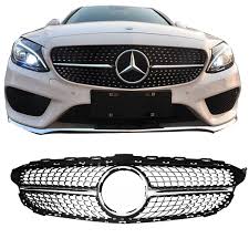 Diamond Show Grill 2058881260 Compatible With Mercedes-Benz C-Class W205 (2015-2023)