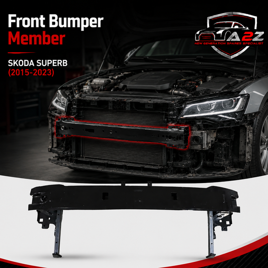 Front Bumper Member 3V0807109S Compatible With Skoda Superb (2015-2023)
