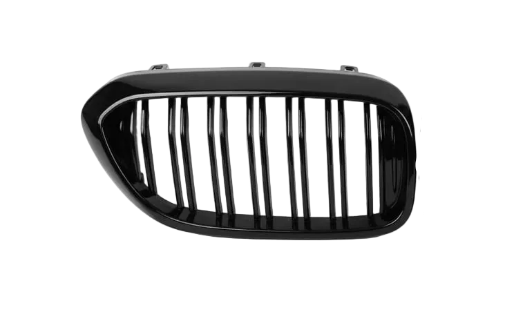 Glossy Black Double Line Kidney Grill Set Compatible With BMW 5s G30 (2017-2020) Tag No.52