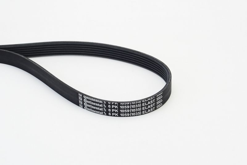 Elast Multi Rib Belt 6PK1059 30650847 Compatible With VOLVO S40 (CONTINENTAL)