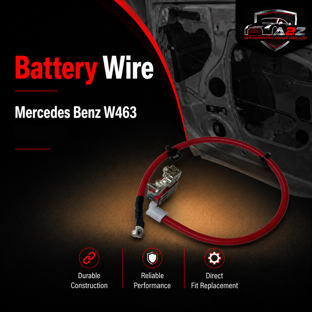 Battery Wire 4635400104 Compatible With Mercedes Benz W463