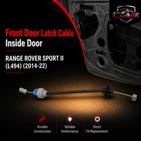 Front Door Latch Cable Inside Door LR045008 LR078756 Compatible With RANGE ROVER SPORT II (L494) (2014-22)