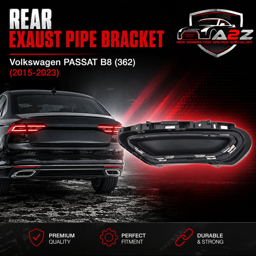 Rear Exaust Pipe Bracket Left 3GD807055A Right 3GD807056A Compatible With Volkswagen PASSAT B8 (362) Tag No.305