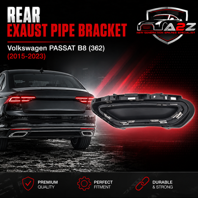 Rear Exaust Pipe Bracket Left 3GD807055A Right 3GD807056A Compatible With Volkswagen PASSAT B8 (362) Tag No.305
