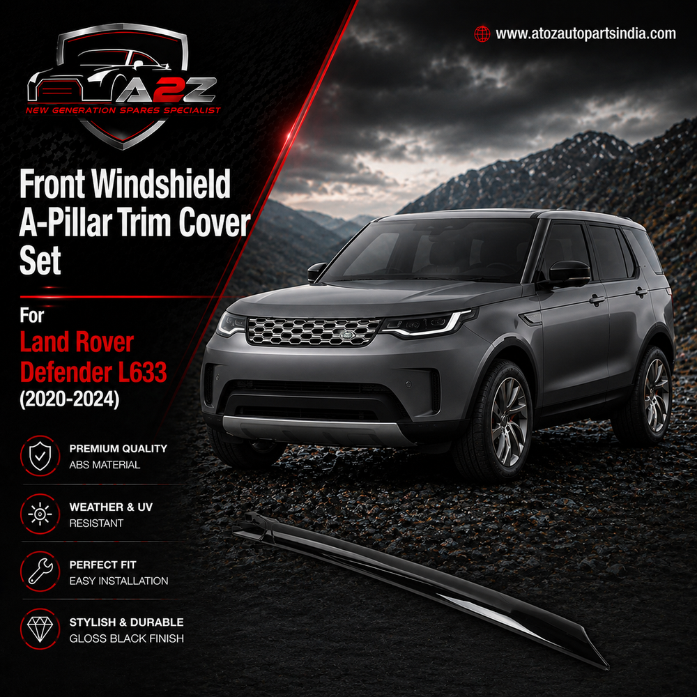 Front Windshield A-Pillar Trim Cover Set Right LR148855 LR083017 & Left LR148858 LR083018 Compatible With Land Rover Discovery 5 L462