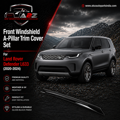 Front Windshield A-Pillar Trim Cover Set Right LR148855 LR083017 & Left LR148858 LR083018 Compatible With Land Rover Discovery 5 L462