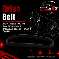 Belt 6PK2415 Compatible With AUDI A4 B8 (8K2) | A4 / S4 & A6 C6 (4F2) | A6 / S6 & A7 Sportback (4GA, 4GF) | A7 / S7  & Q5 (8RB)  Tag-BEL-19