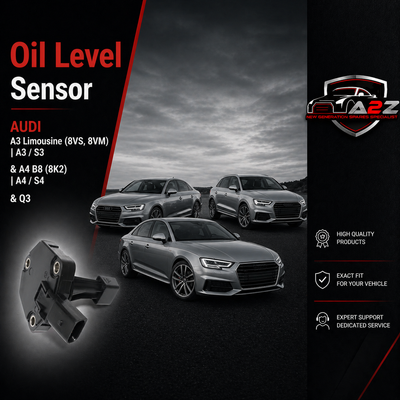 Oil Level Sensor 03C907660G 03C907660H Compatible With AUDI A3 Limousine (8VS, 8VM) | A3 / S3  & A4 B8 (8K2) | A4 / S4 & Q3