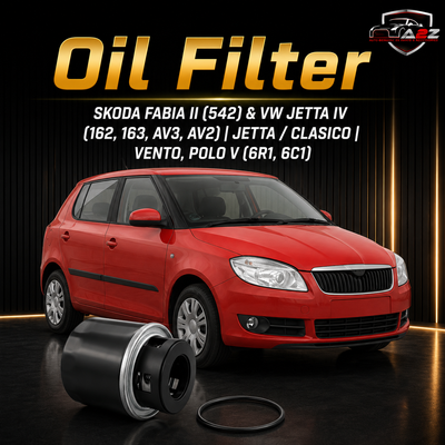 Oil Filter 03C115561B 03C115561J &  OC593/4 & H312W Compatible With SKODA FABIA II (542) & VW JETTA IV (162, 163, AV3, AV2) | JETTA / CLASICO | VENTO, POLO V (6R1, 6C1) Tag No.327