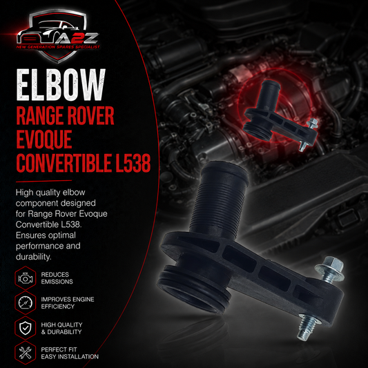 ELBOW LR006653 Compatible With RANGE ROVER EVOQUE Convertible (L538)  FREELANDER 2 (L359) | LR2 Tag No.158