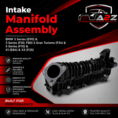 Intake Manifold Assembly 11617807991 11618506406 Compatible With BMW 3 Series (E90) & 3 Series (F30, F80) 3 Gran Turismo (F34) & 5 Series (F10) &  X1 (E84) & X3 (F25)