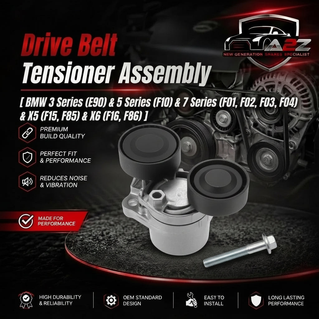 Belt Tensioner With Pulley 11287823199 11288507416 11288512233 Compatible With BMW 3 Series (E90) & 5 Series (F10) &  7 Series (F01, F02, F03, F04) & X5 (F15, F85) & X6 (F16, F86)