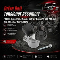 Belt Tensioner With Pulley 11287823199 11288507416 11288512233 Compatible With BMW 3 Series (E90) & 5 Series (F10) &  7 Series (F01, F02, F03, F04) & X5 (F15, F85) & X6 (F16, F86)