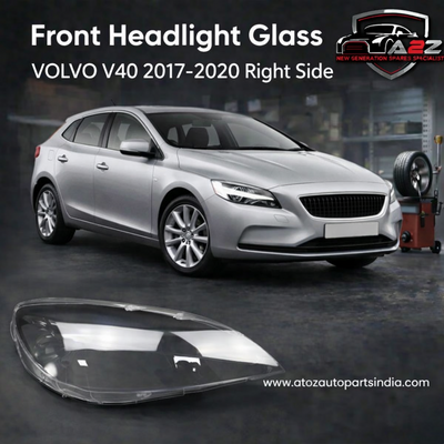 Front Headlight Glass Compatible With VOLVO V40 2017-2020