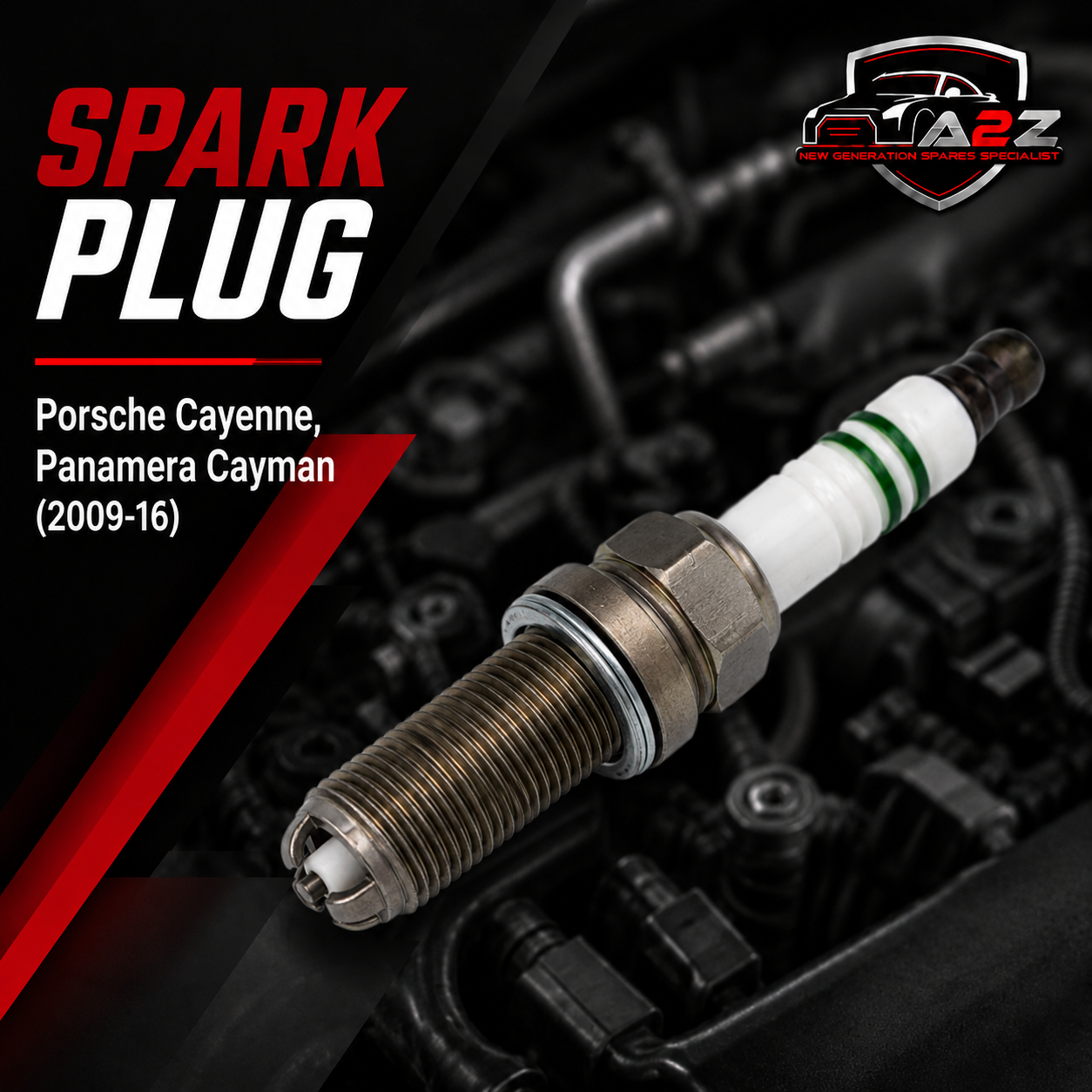 Spark Plug 99917013090 Compatible With Porsche Cayenne, Panamera Cayman