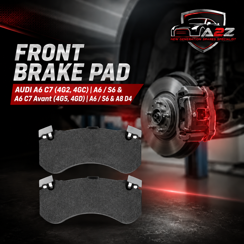 Front Brake Pad 4H0698151Q 2484701 P85136 Compatible With AUDI A6 C7 (4G2, 4GC) | A6 / S6 & A6 C7 Avant (4G5, 4GD) | A6 / S6 & A8 D4