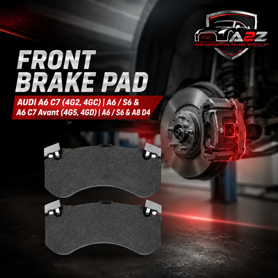 Front Brake Pad 4H0698151Q 2484701 P85136 Compatible With AUDI A6 C7 (4G2, 4GC) | A6 / S6 & A6 C7 Avant (4G5, 4GD) | A6 / S6 & A8 D4