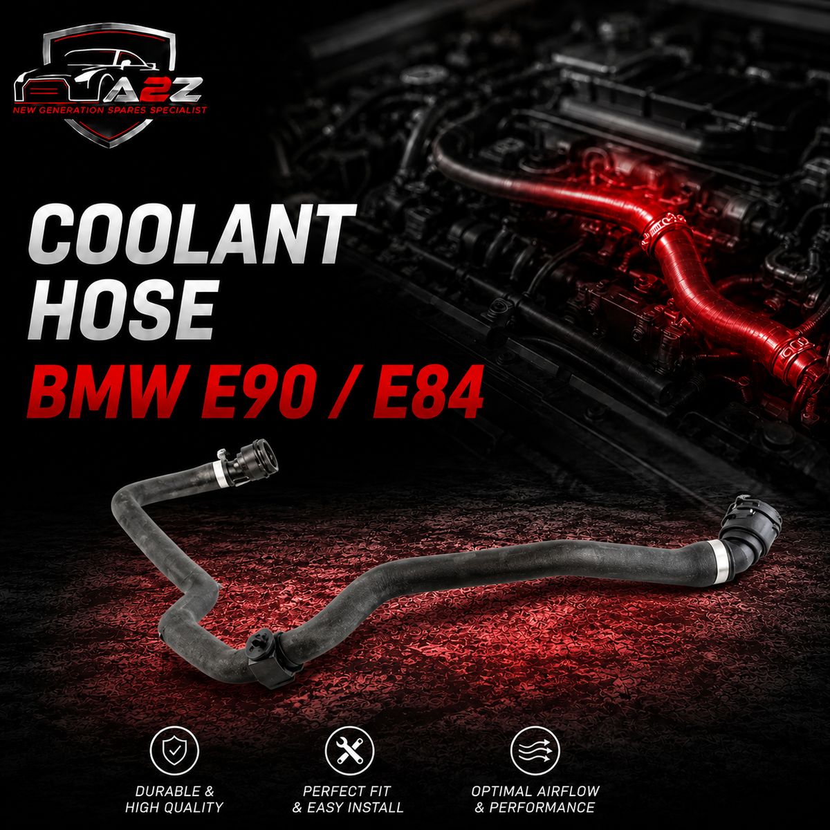 Coolant Hose 17127811125 Compatible With BMW E90 / E84 Tag No.966