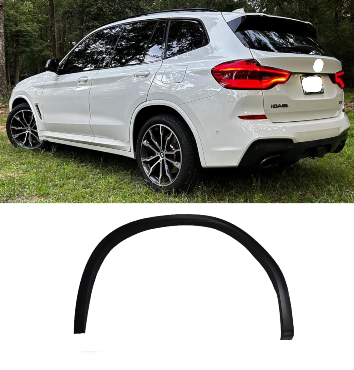 Rear Left Wheel Eyebrow 51778092003 Compatible With BMW X3 G01 M (2017-21) Tag NO.243