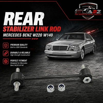 Rear Stabilizer Link Rod L/R 2203203689 Compatible With Mercedes Benz W220 W140
