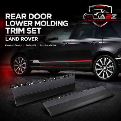 Rear Door Lower Molding Trim Set Left LR126244 LR049246 LR067698 & Right LR067699 LR126245 LR049247 Compatible With Land Rover