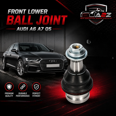 Front Lower Ball Joint  Right & Left 80A407689B Set Compatible With AUDI A6 A7 Q5