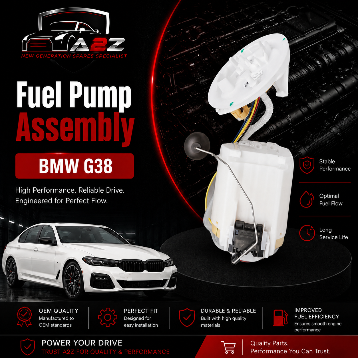Fuel Pump Assembly 16117467721 Compatible With BMW G38