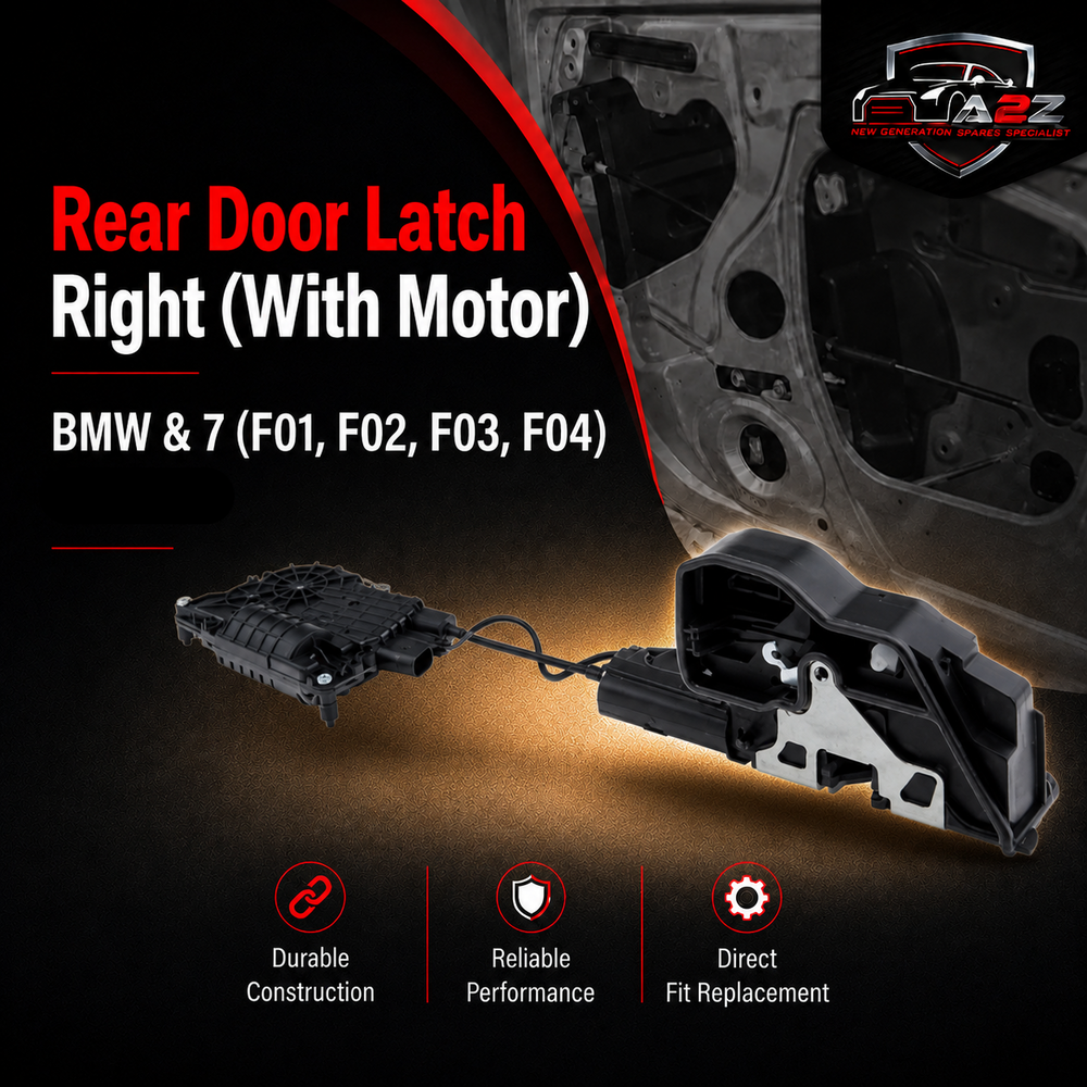 Rear Door Latch Right (With Motor) 51225A36E16 & 51227185688 Compatible With BMW & 7 (F01, F02, F03, F04)
