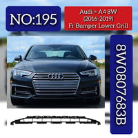 Front Bumper Lower Grille 8W0807683B Compatible With Audi A4 (2016-19) Tag No.195